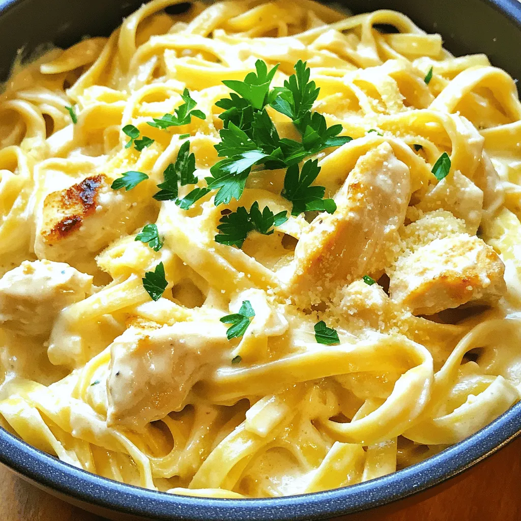 One-Pot Chicken Alfredo Quick and Tasty Dinner