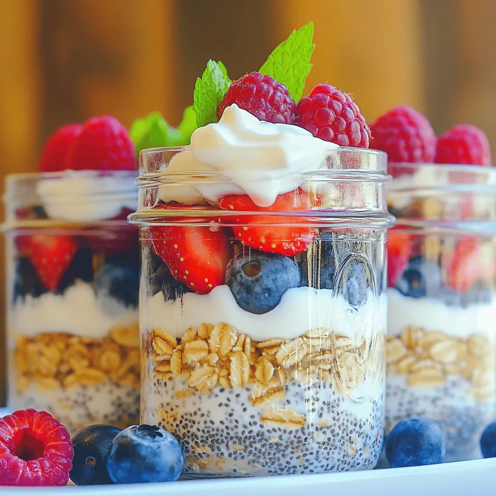 Overnight Oats with Berries Nutritious and Easy Recipe