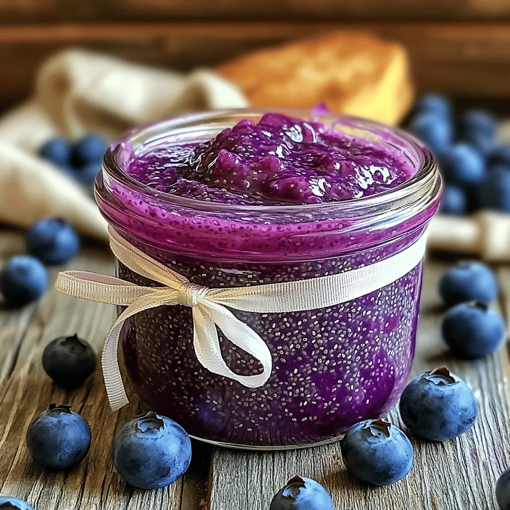 Blueberry Chia Seed Jam Easy and Tasty Recipe