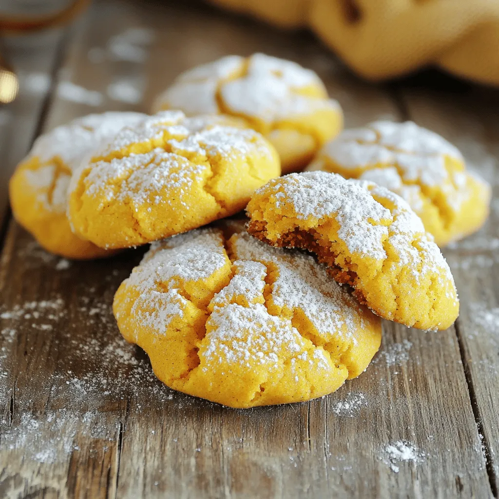 Pumpkin Crinkle Cookies Delightful and Easy Treat