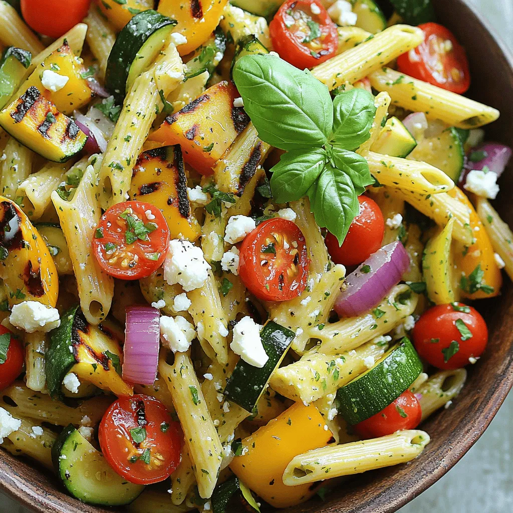Grilled Vegetable Pasta Salad Flavorful and Fresh Delight