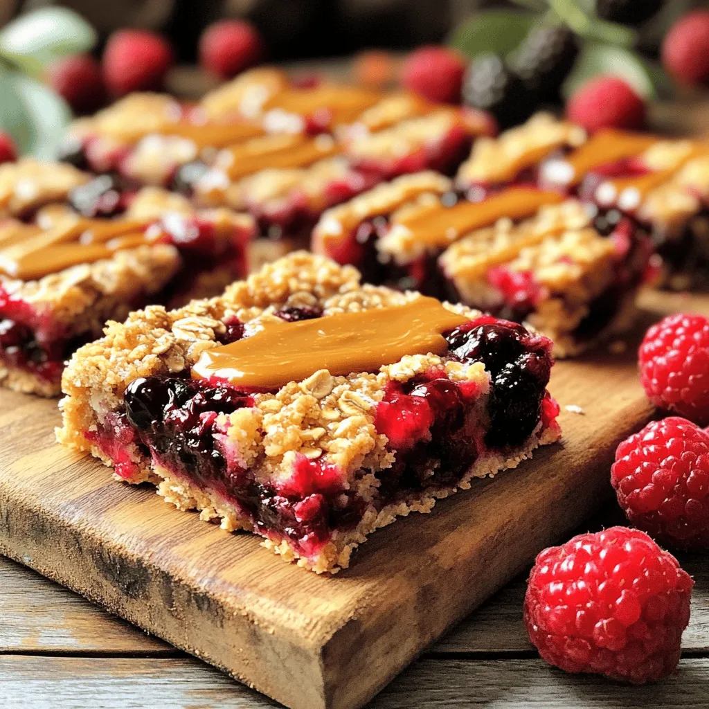 Berry Oat Bars Flavorful and Healthy Snack Option