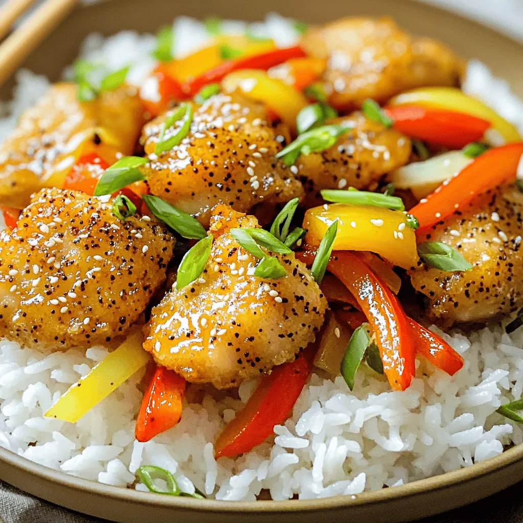 Savory Black Pepper Chicken Quick and Easy Recipe