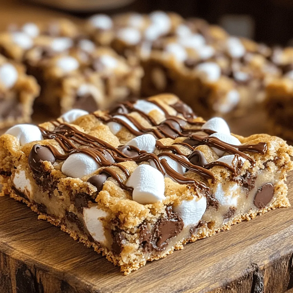 S&#8217;mores Cookie Bars Simple and Tasty Delight