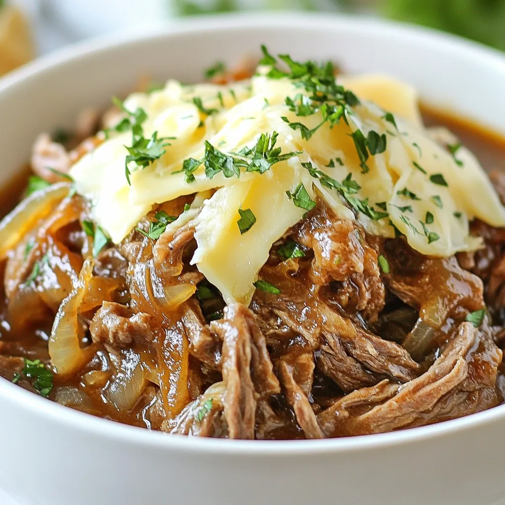 Slow Cooker French Onion Pot Roast Flavorful Delight