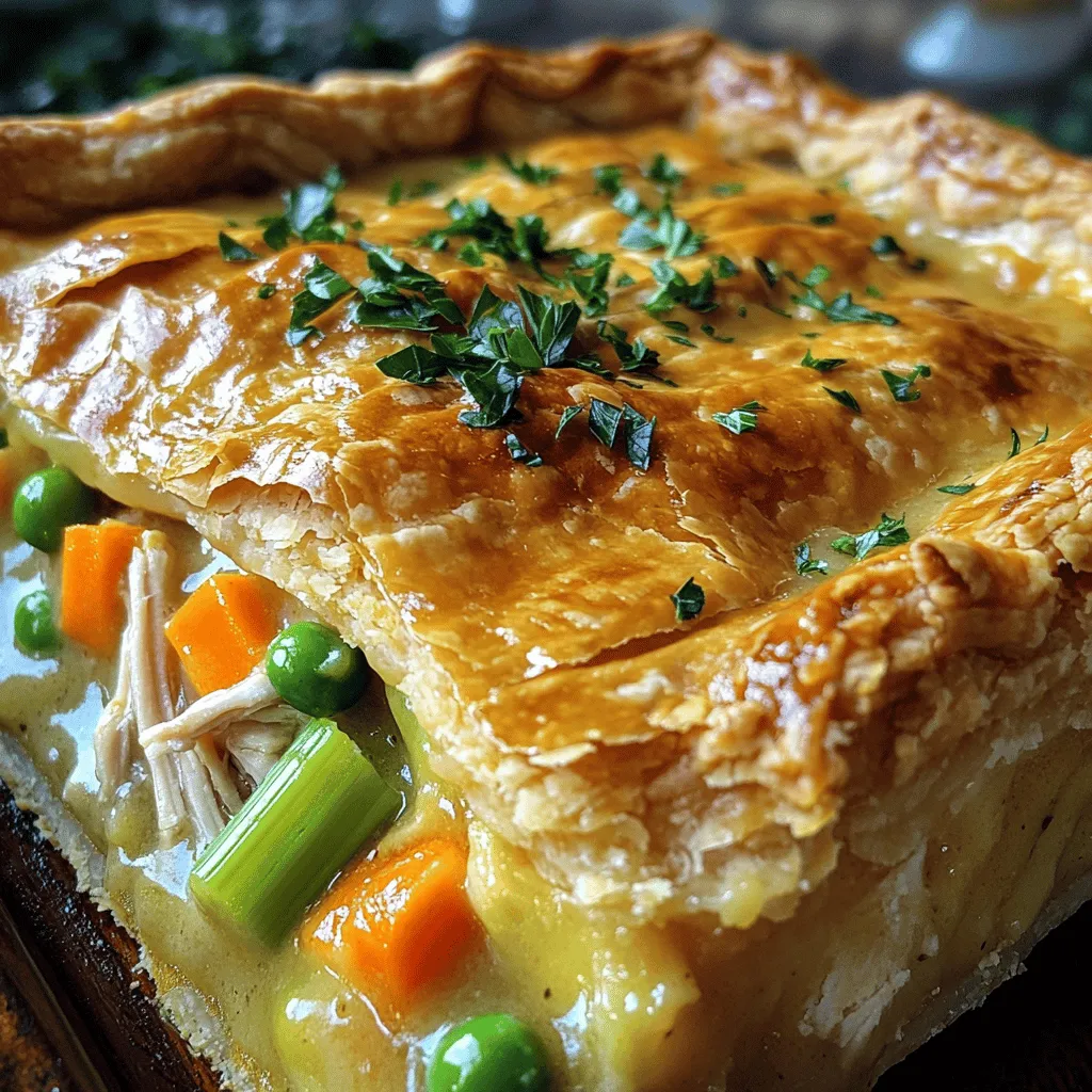 Classic Chicken Pot Pie Comfort Food Recipe Delight