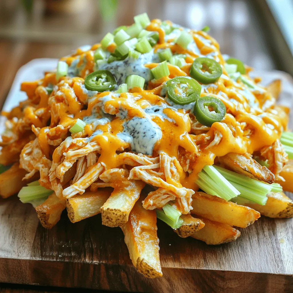 Loaded Buffalo Chicken Fries Flavorful and Satisfying Dish