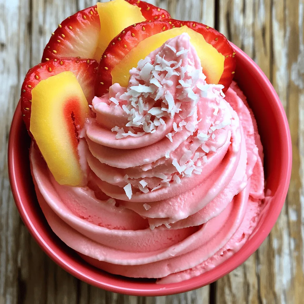 Strawberry Dole Whip Refreshing Summer Treat Recipe