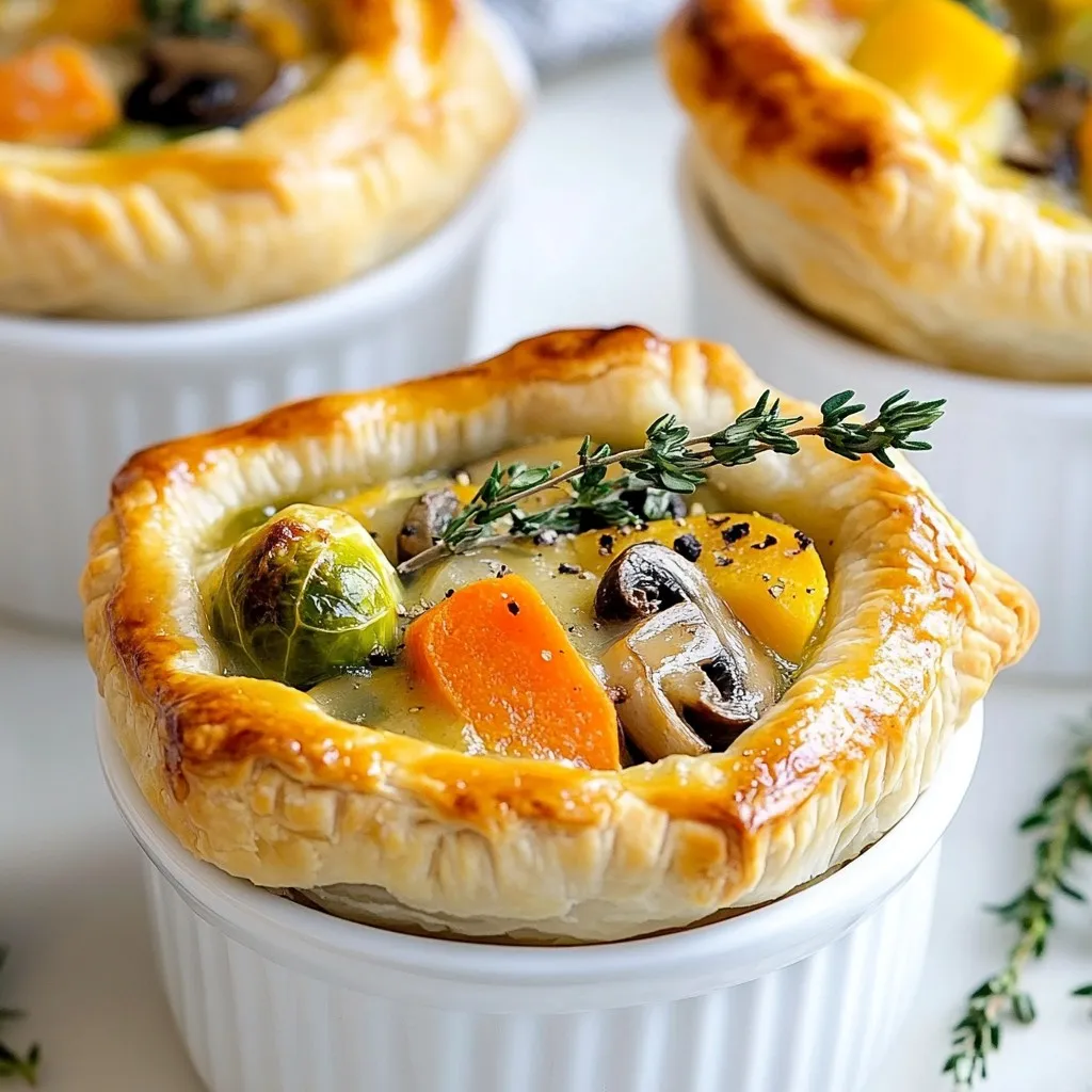 Savory Autumn Veggie Pot Pies Cozy and Delicious Dish