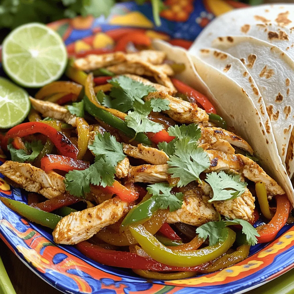 Easy Chicken Fajitas Flavorful Dinner in Minutes