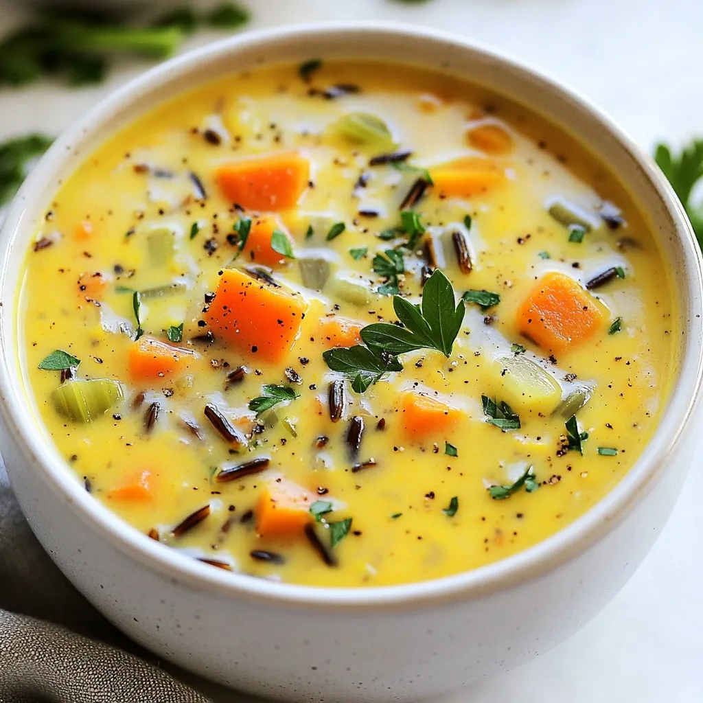Pumpkin Wild Rice Soup Cozy and Nourishing Meal