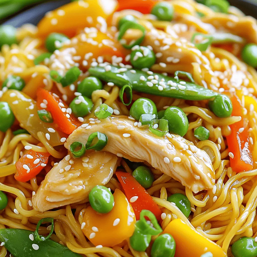 Savory 15-Minute Chicken Stir Fry Noodles Delight