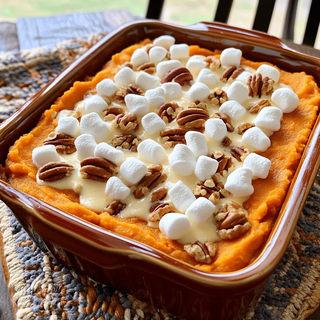 Easy Sweet Potato Casserole Flavorful and Creamy Dish