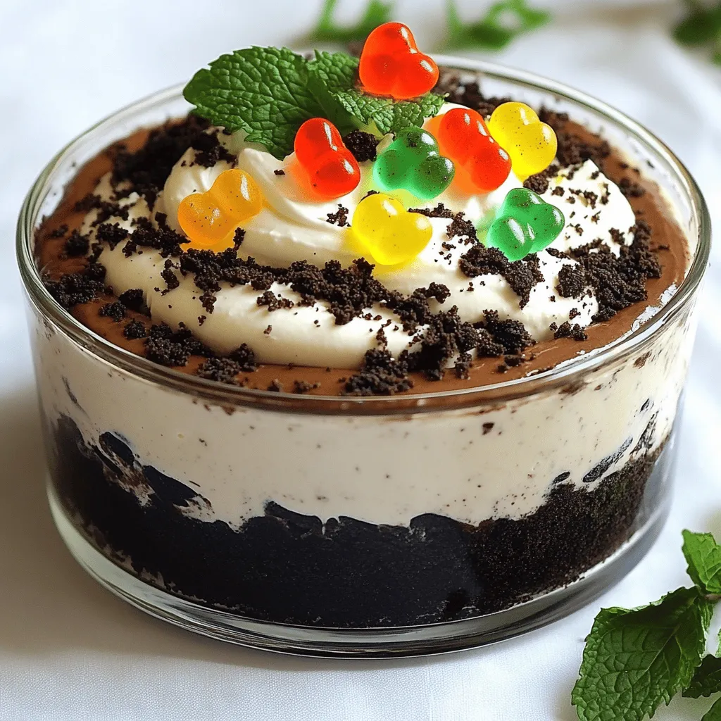 OREO DIRT CAKE Delightful and Easy Dessert Recipe
