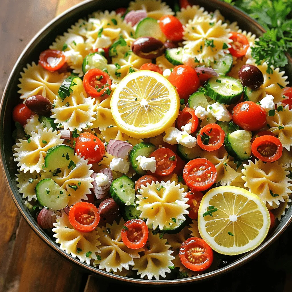 Mediterranean Pasta Salad Fresh and Flavorful Recipe