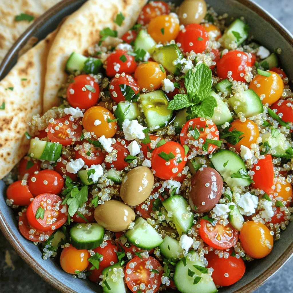 Mediterranean Quinoa Salad Fresh and Flavorful Dish
