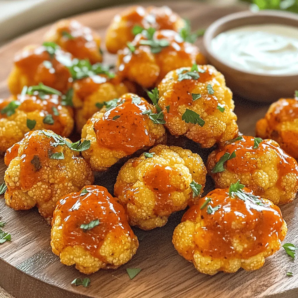 Savory Buffalo Cauliflower Bites Easy and Flavorful Snack