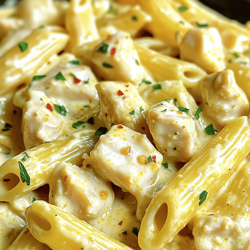Garlic Parmesan Chicken Pasta Quick and Savory Meal