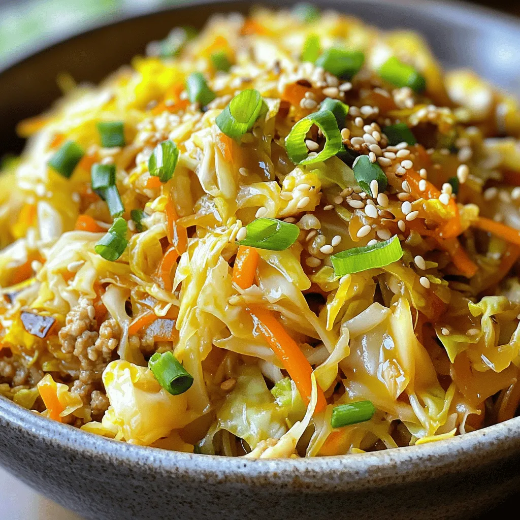 Egg Roll in a Bowl Flavorful and Healthy Meal Prep