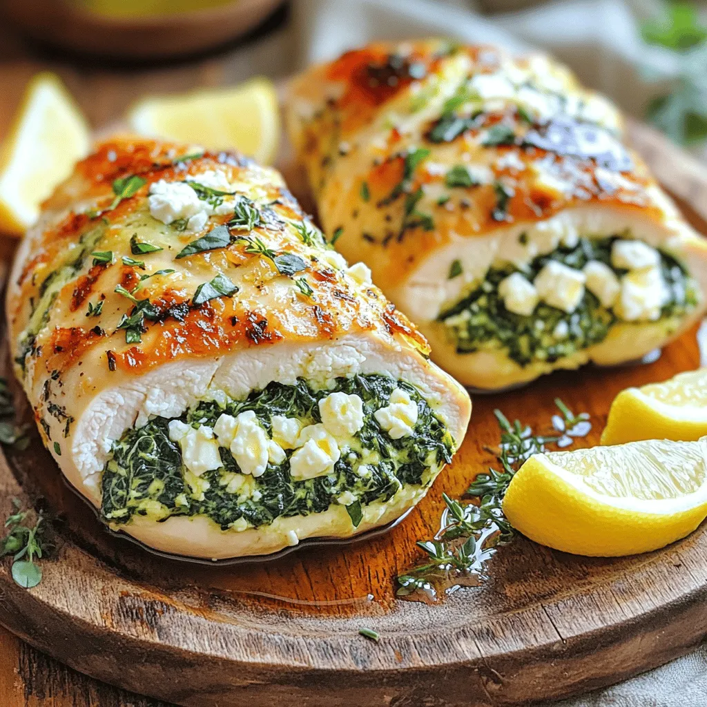 Spinach Feta Stuffed Chicken Flavorful and Easy Meal