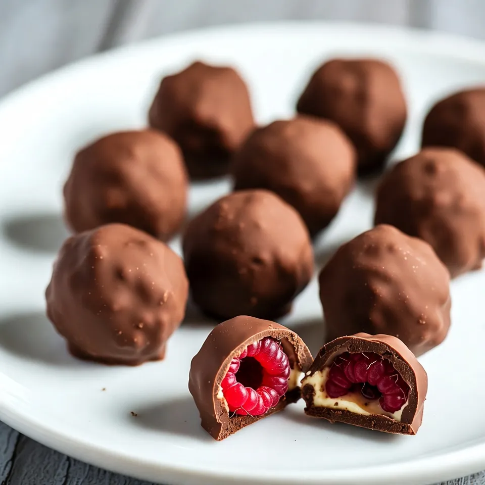 Three-Ingredient Raspberry Truffles Easy and Delicious