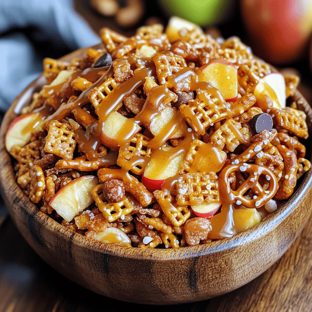 Caramel Apple Snack Mix Irresistible Crunchy Treat