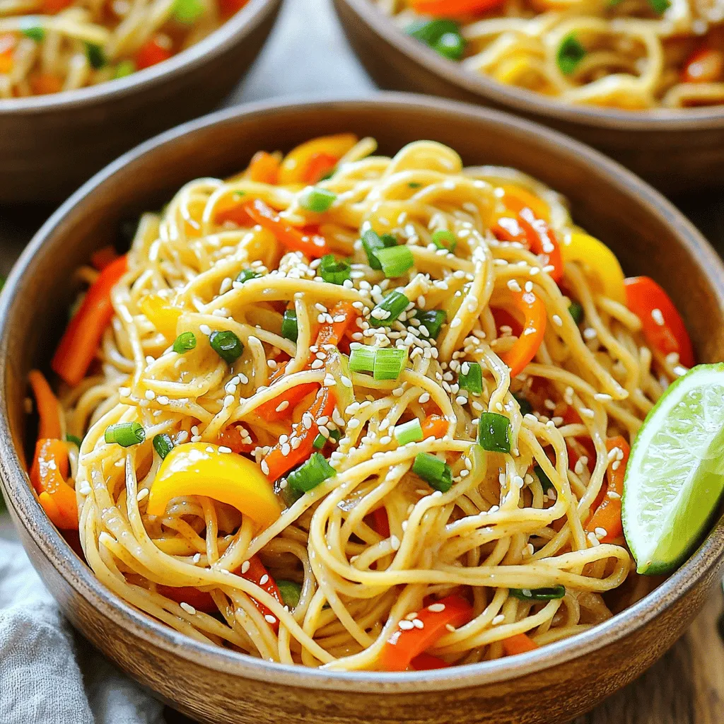 Ginger Sesame Noodles Flavorful and Simple Recipe