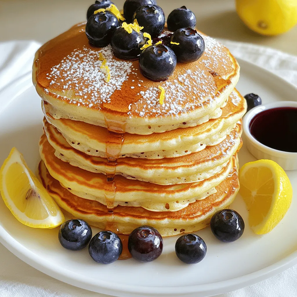 Lemon Blueberry Pancakes Delicious and Fluffy Recipe