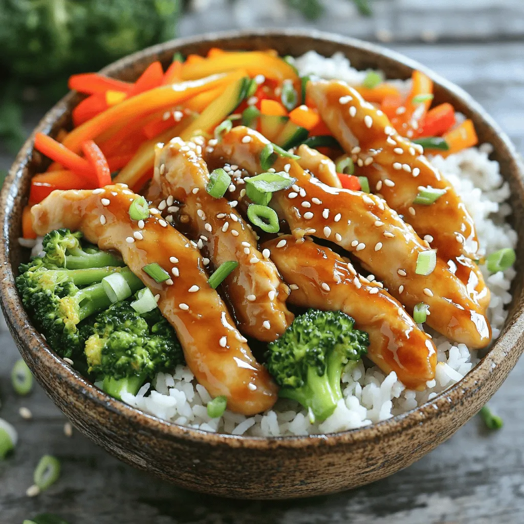 Teriyaki Chicken Rice Bowls Flavorful and Simple Meal