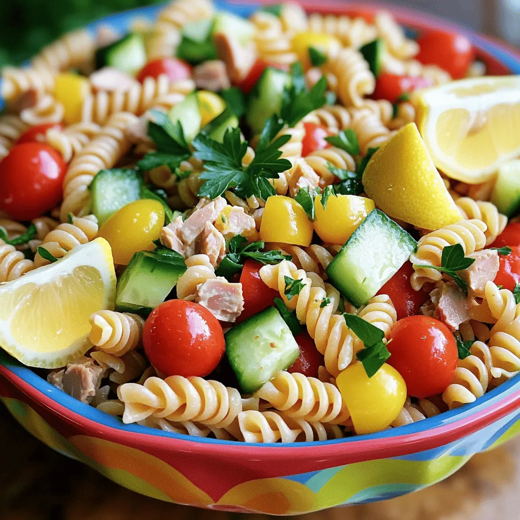 Healthy Tuna Pasta Salad Simple and Tasty Recipe