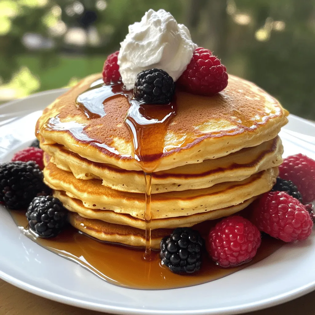 Fluffy Buttermilk Pancakes Soft and Tasty Breakfast Treat