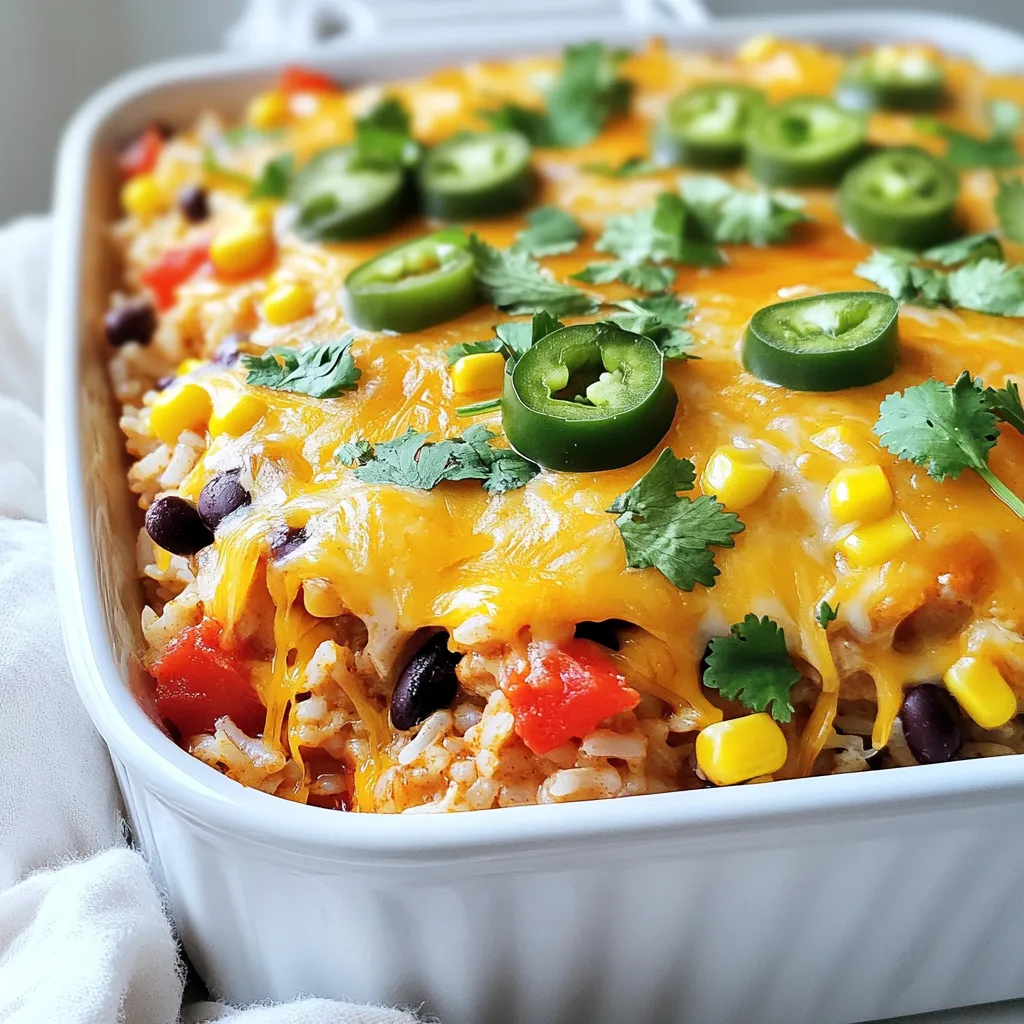 Chicken Enchilada Rice Casserole Flavorful Family Dish