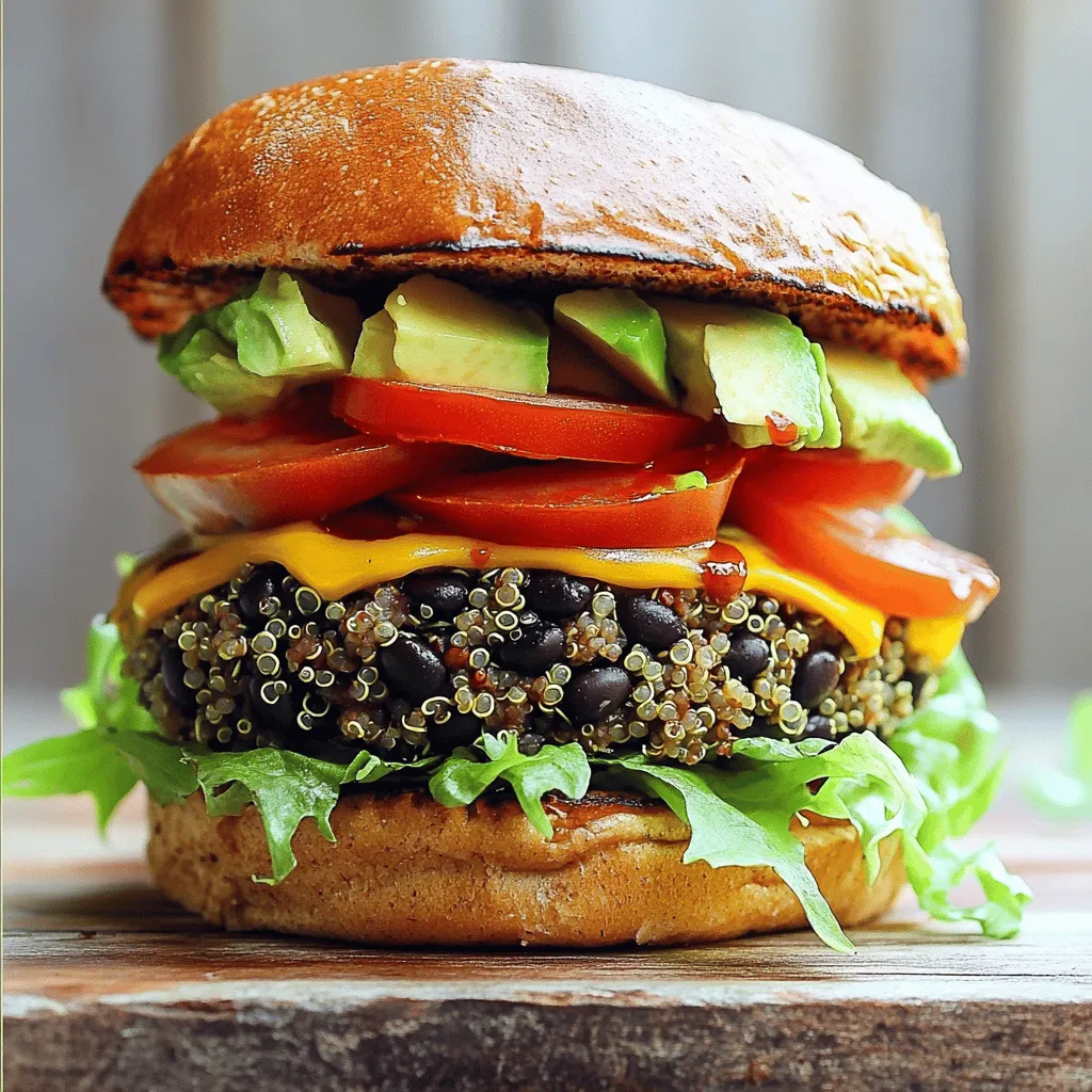 Homemade Veggie Burger Delightful and Wholesome Meal