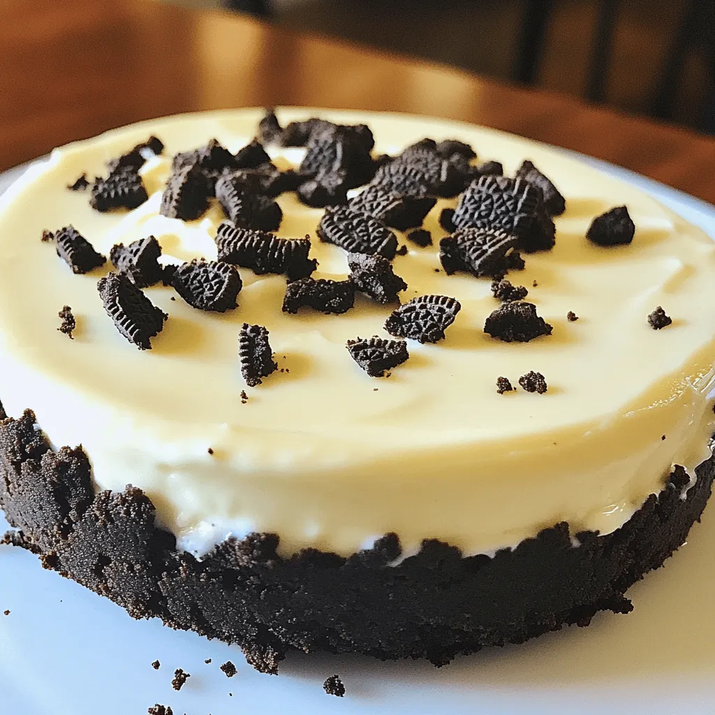No-Bake Oreo Cheesecake Creamy and Quick Delight