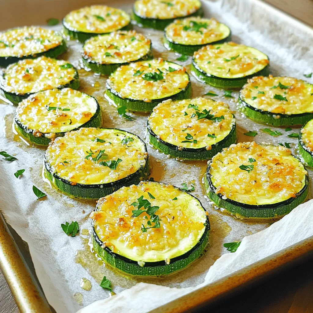 Roasted Garlic Parmesan Zucchini Tasty Side Dish
