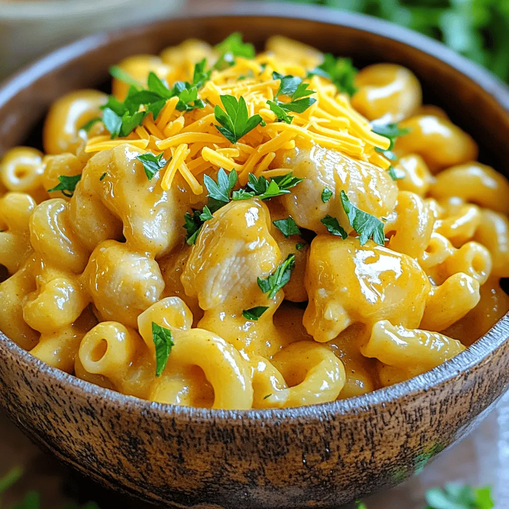 Honey Garlic Butter Chicken Mac &#038; Cheese Delight Recipe