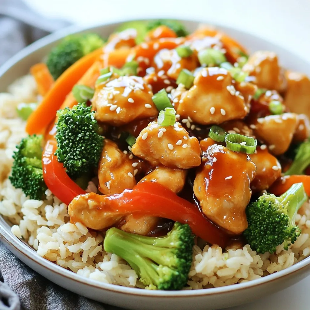 Healthy Sesame Chicken Flavorful and Nutritious Meal