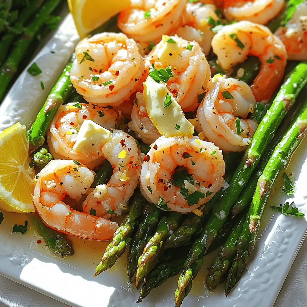 Garlic Butter Shrimp and Asparagus Savory Delight