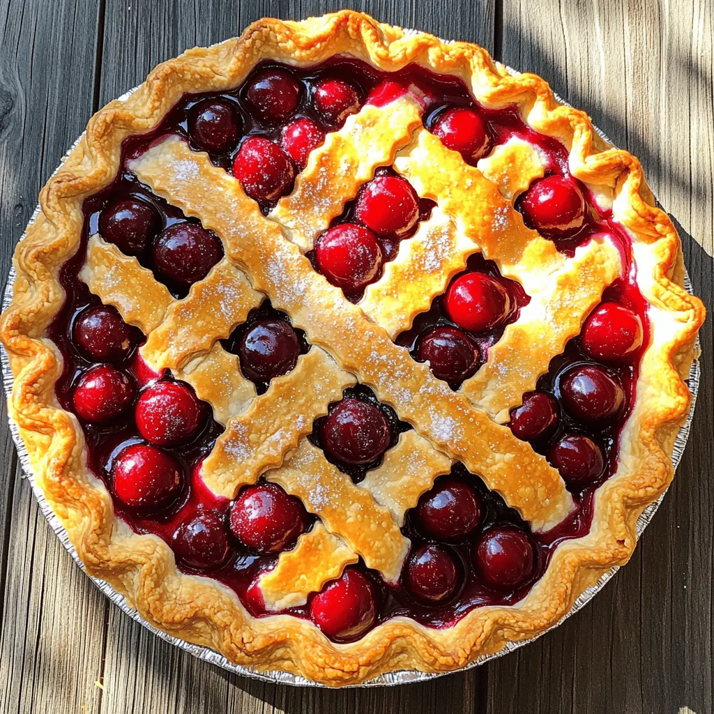 Easy Cherry Pie Simple and Delicious Homemade Treat