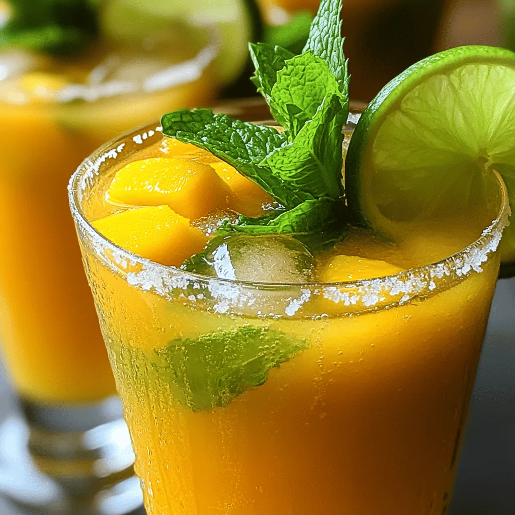 Spiced Mango Tamarind Cooler Refreshing Summer Drink