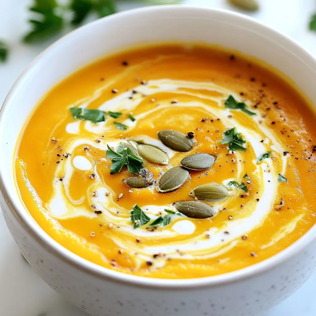 Butternut Squash Pumpkin Soup Flavorful Comfort Bowl