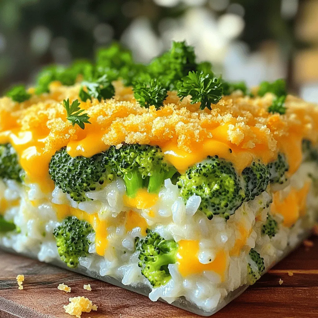 Cheesy Broccoli Rice Casserole Easy Family Meal