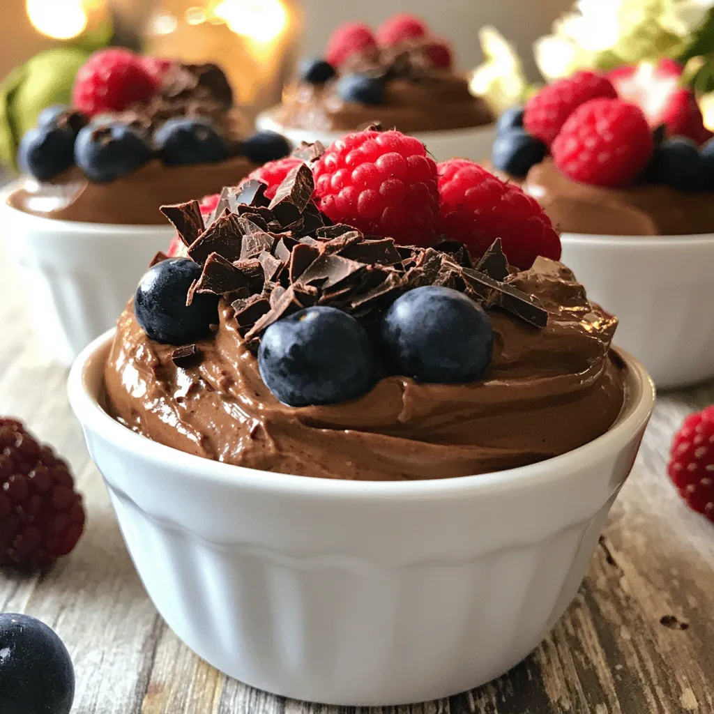 Chocolate Avocado Mousse Rich and Creamy Delight