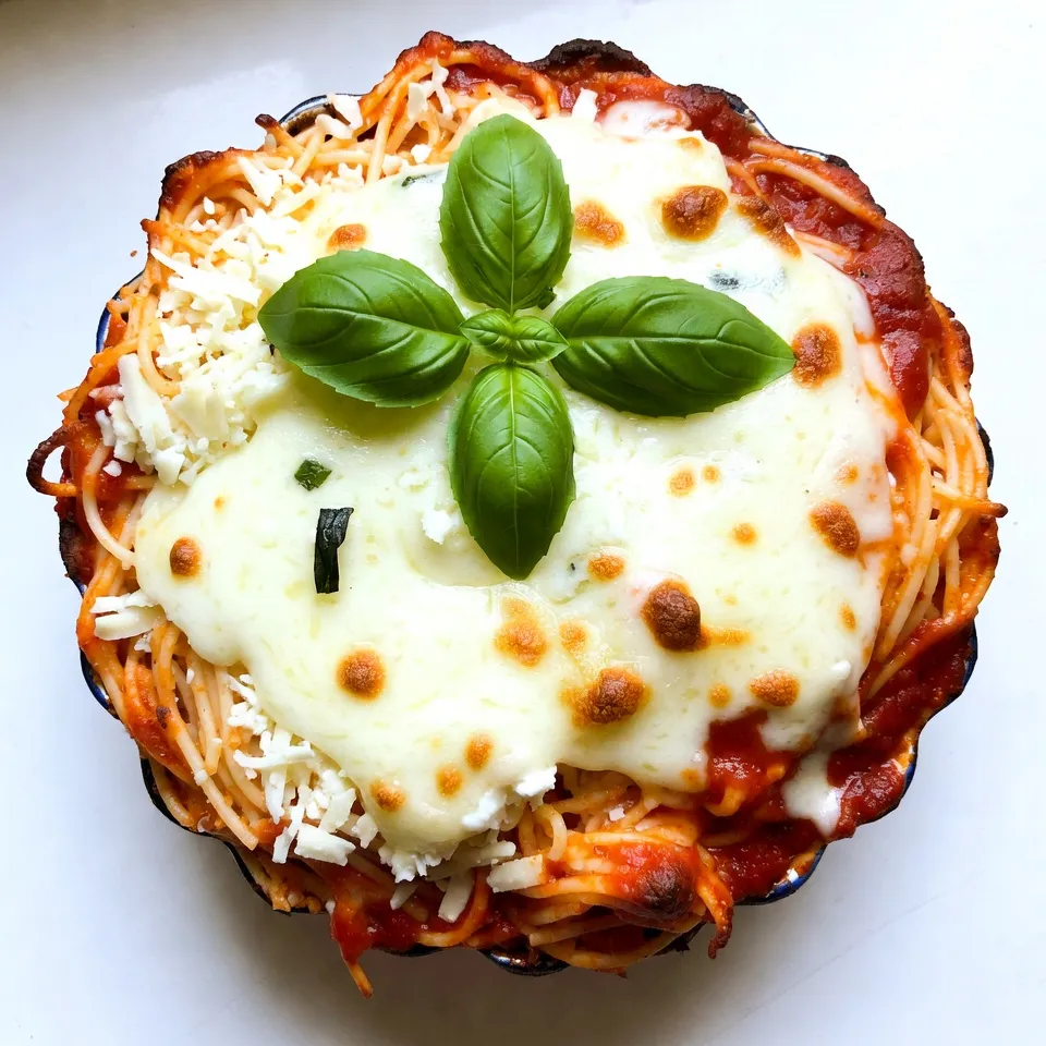 Cheesy Spaghetti Pie Savory and Simple Recipe