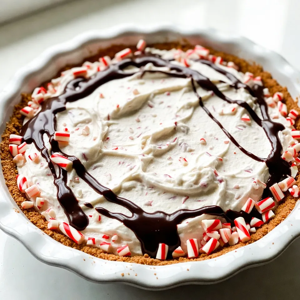 No-Bake Candy Cane Pie Festive Holiday Delight