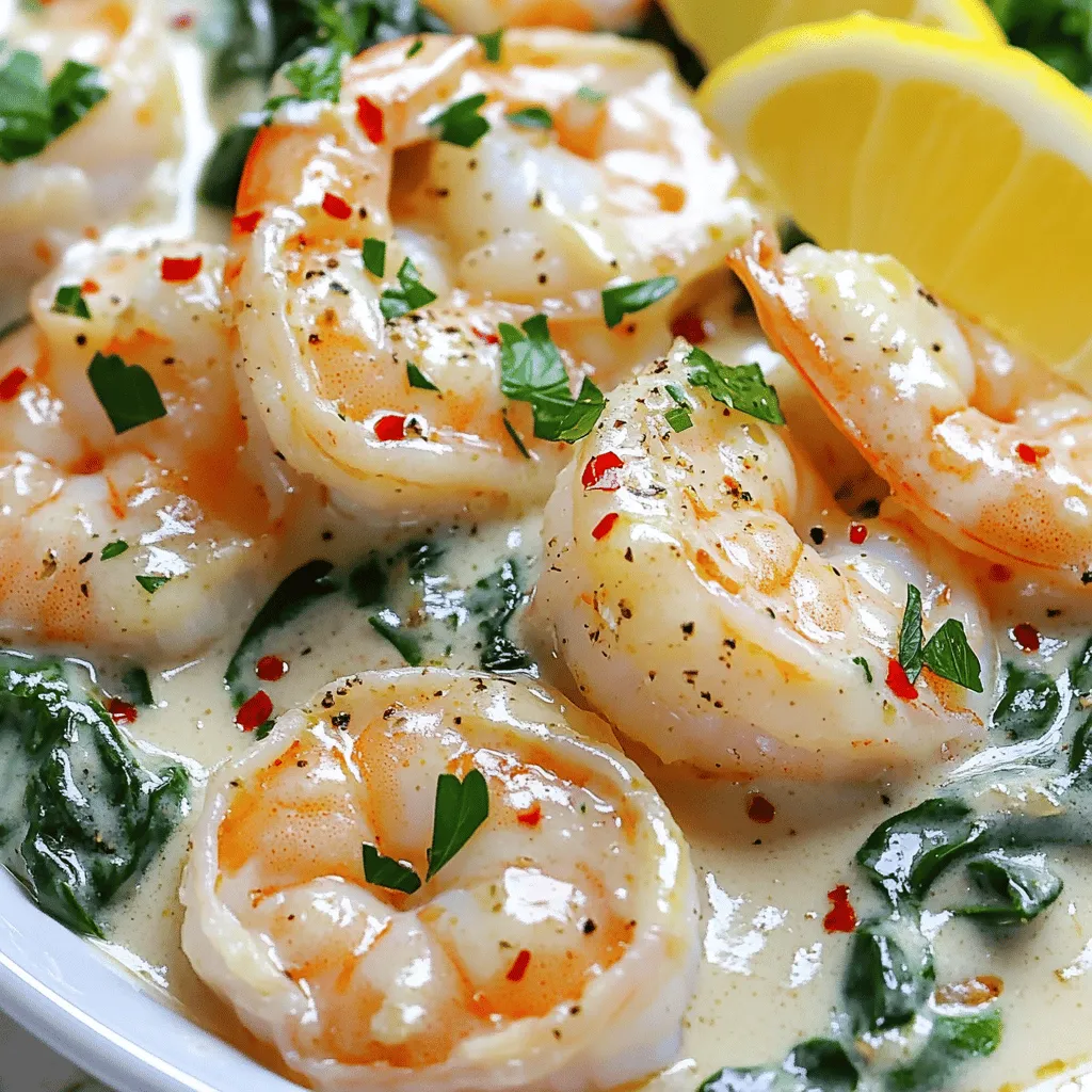 Creamy Garlic Shrimp Rich and Flavorful Dinner Dish