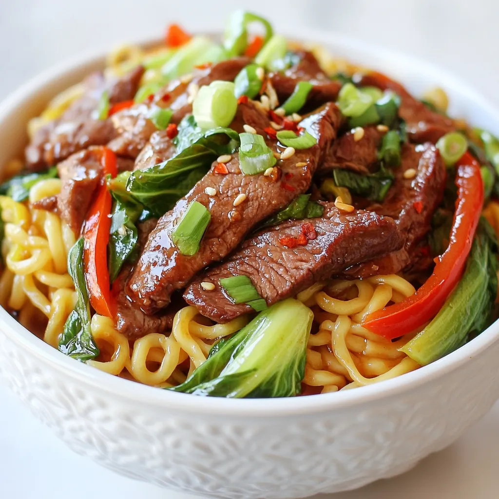 Mongolian Beef Noodles Flavorful and Easy Recipe