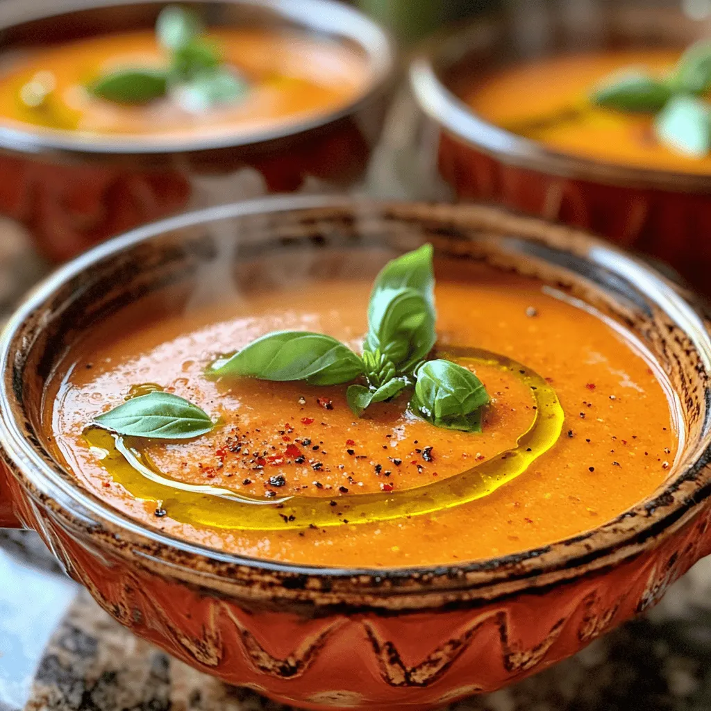 Roasted Garlic Tomato Soup Flavorful and Simple Recipe
