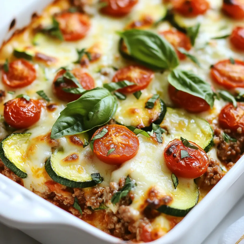 Ground Turkey Zucchini Casserole Easy Family Meal