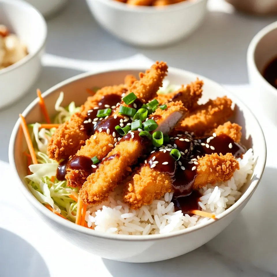 Japanese Katsu Bowls Tasty and Easy Meal Idea